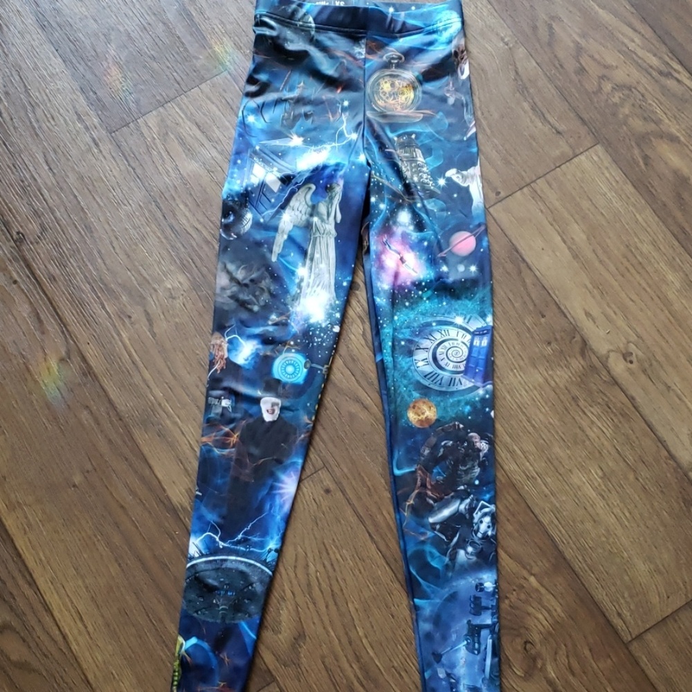 BlackMilk Doctor Who Mash-Up HWMF leggings